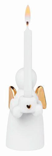 KERZE - Weiss, Basics, Keramik (4/4/11,8cm)