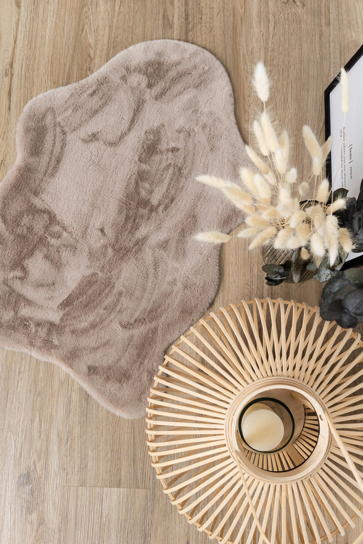 KUNSTFELL 60/90 cm Goldfarben  - Goldfarben, KONVENTIONELL, Textil (60/90cm) - Novel