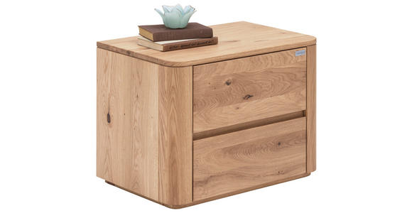 NACHTSCHRANK 60/45/38 cm Wildeiche massiv  - Eichefarben, KONVENTIONELL, Holz (60/45/38cm) - Valnatura