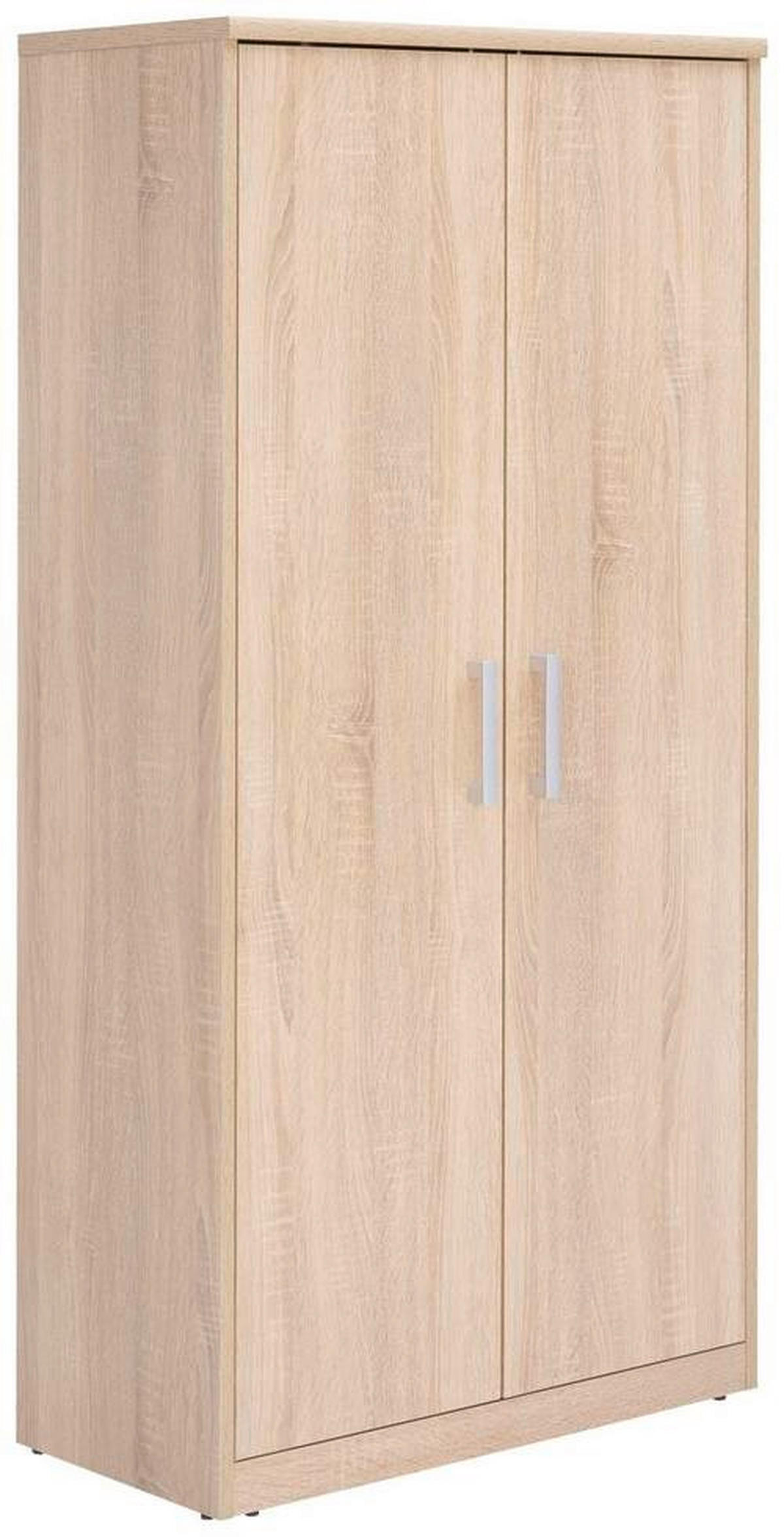 BYRÅ 72/148/36 cm  - Sonoma ek/silver, Klassisk, metall/trämaterial (72/148/36cm) - Best Price