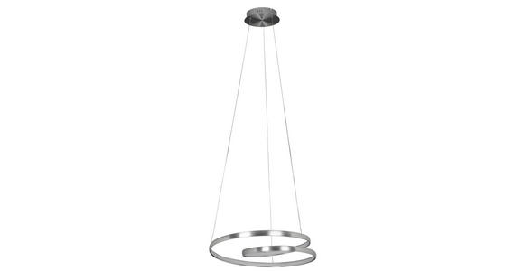 LED-HÄNGELEUCHTE 56/150 cm  - Chromfarben/Weiß, Design, Kunststoff (56/150cm) - Ambiente