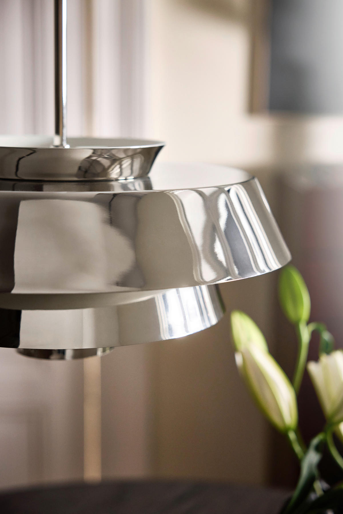HÄNGELEUCHTE 45.7/39.7  cm    - Nickelfarben, Design, Metall (45.7/39.7 cm) - Elstead Lighting