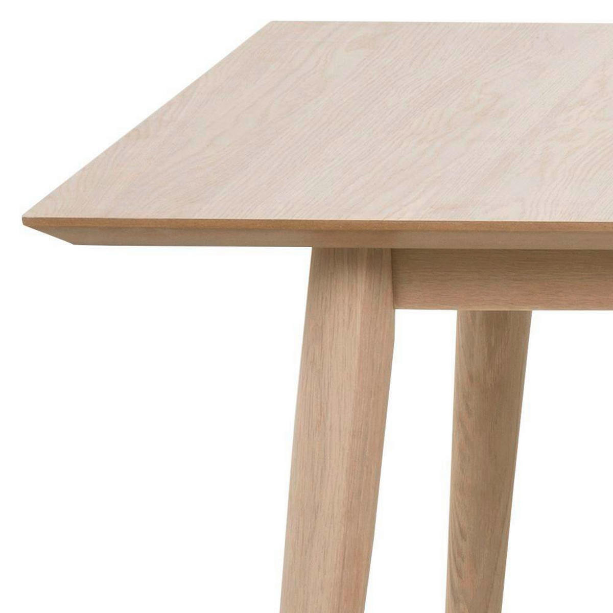 MATBORD 200/100/75,3 cm delar i massivt trä  trä, trämaterial utdragbar rektangulär ekfärgad  - ekfärgad, Klassisk, trämaterial/trä (200/100/75,3cm) - Best Price