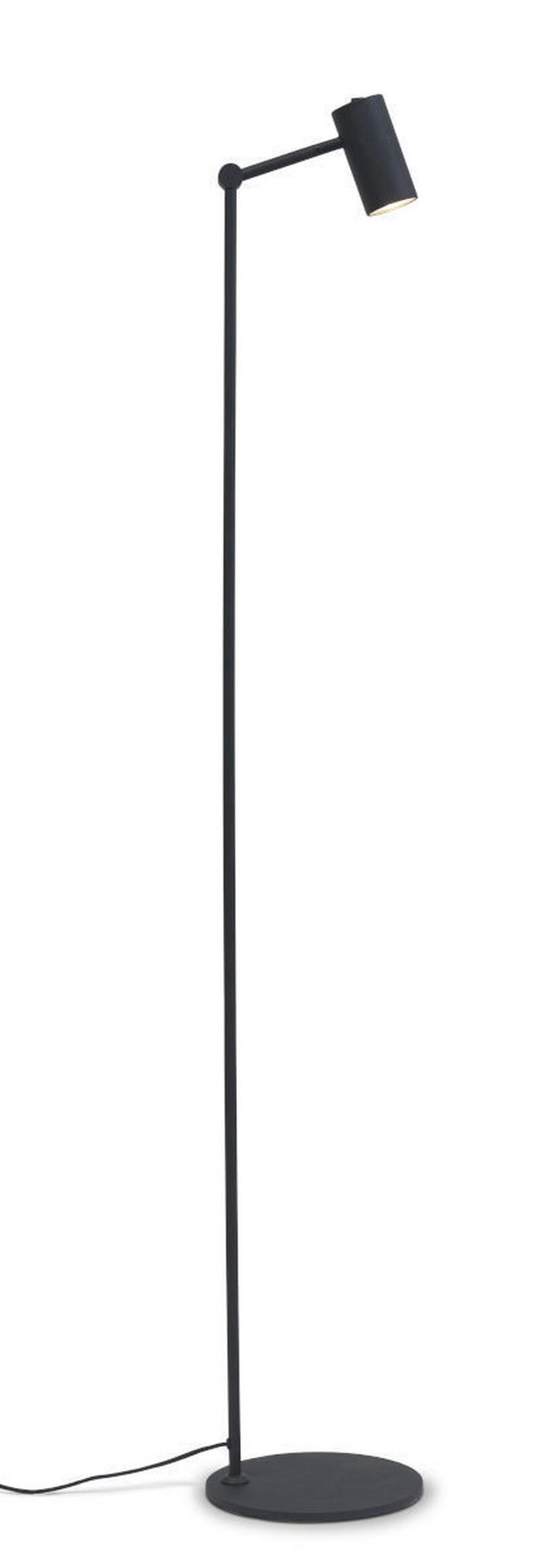 STEHLEUCHTE  22/134 cm   - Schwarz, Basics, Metall (22/134cm) - It's about Romi