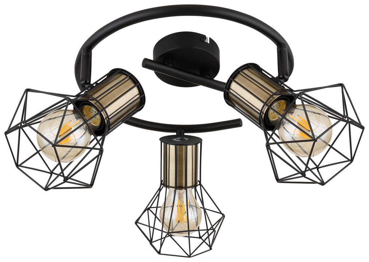 REFLEKTOR  - boje mjeda/crna, Trend, metal (28,5/19cm) - Globo