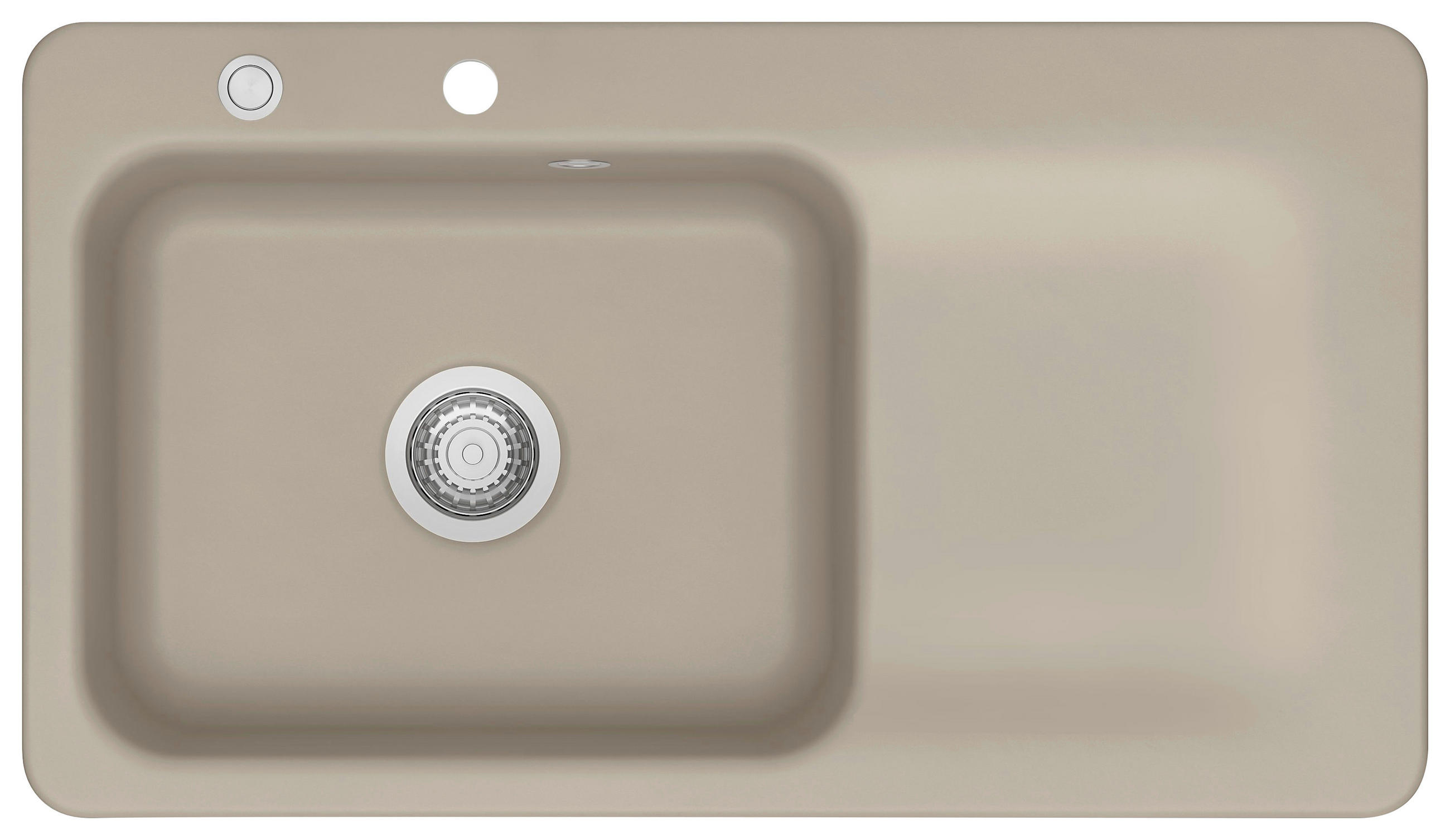 SPÜLE Juna 90 / 50150223  - Fango, Basics, Keramik (90/20/51cm) - Systemceram