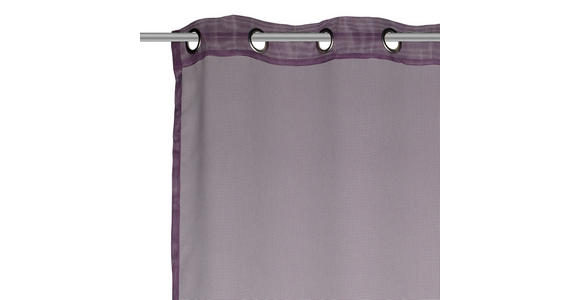 ÖSENVORHANG transparent  - Lila, KONVENTIONELL, Textil (140/245cm) - Esposa