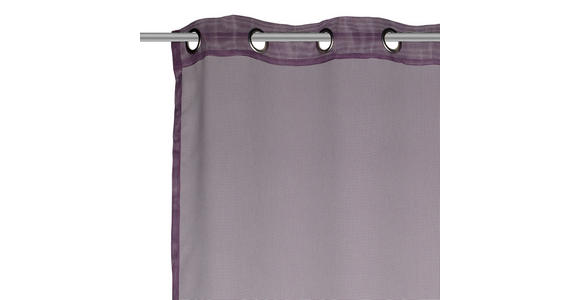 ÖSENVORHANG transparent - Lila, KONVENTIONELL, Textil (140/245cm) - Esposa