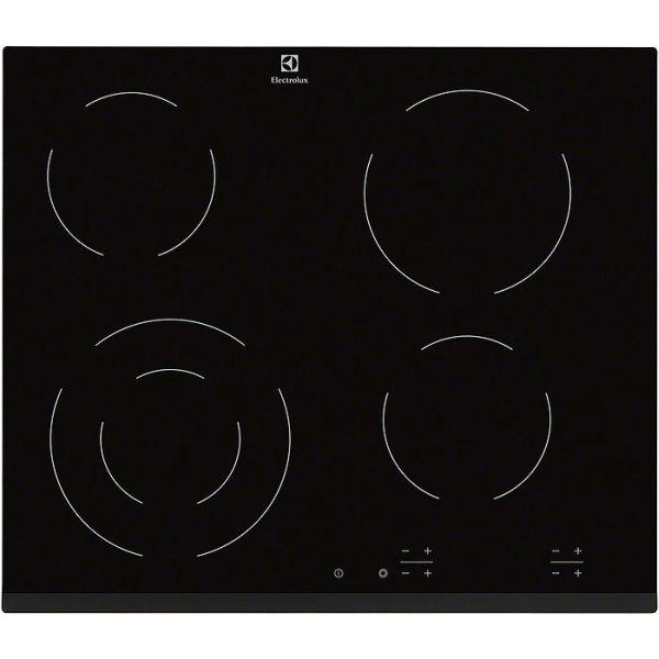 PLOČA EHF6241FOK - crna, Design, staklo (60/3,8/52cm) - Electrolux