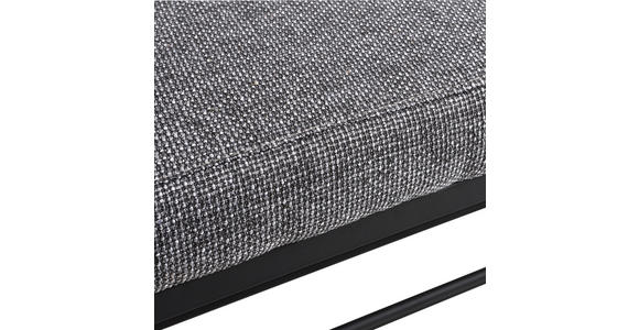 SCHUHBANK 80/52/30 cm  - Dunkelgrau/Schwarz, Design, Textil/Metall (80/52/30cm) - Carryhome