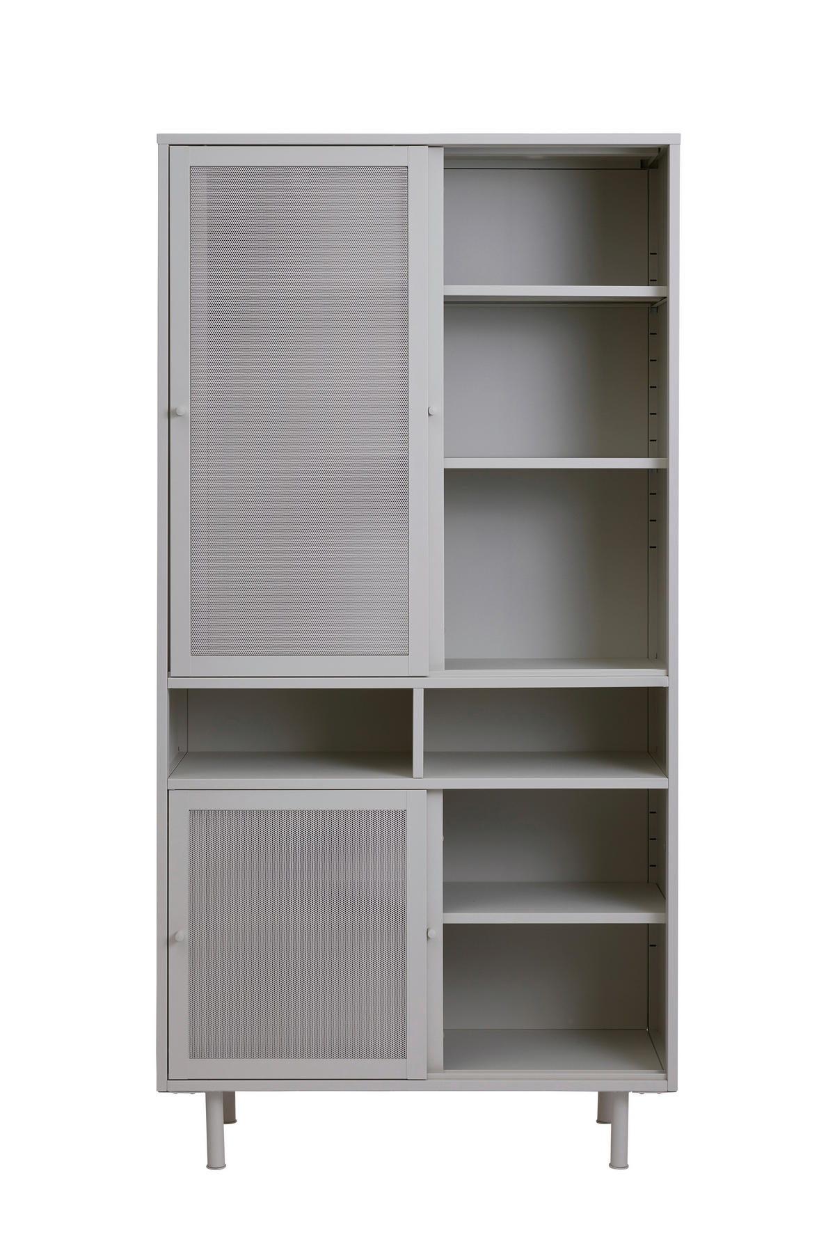 HIGHBOARD  in 90/180/40 cm  - Greige, Basics, Metall (90/180/40cm) - Boxxx