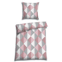 BETTWÄSCHE 2-teilig Renforcé 135/200 cm  - Hellgrau, Design, Textil (135/200cm) - Florella