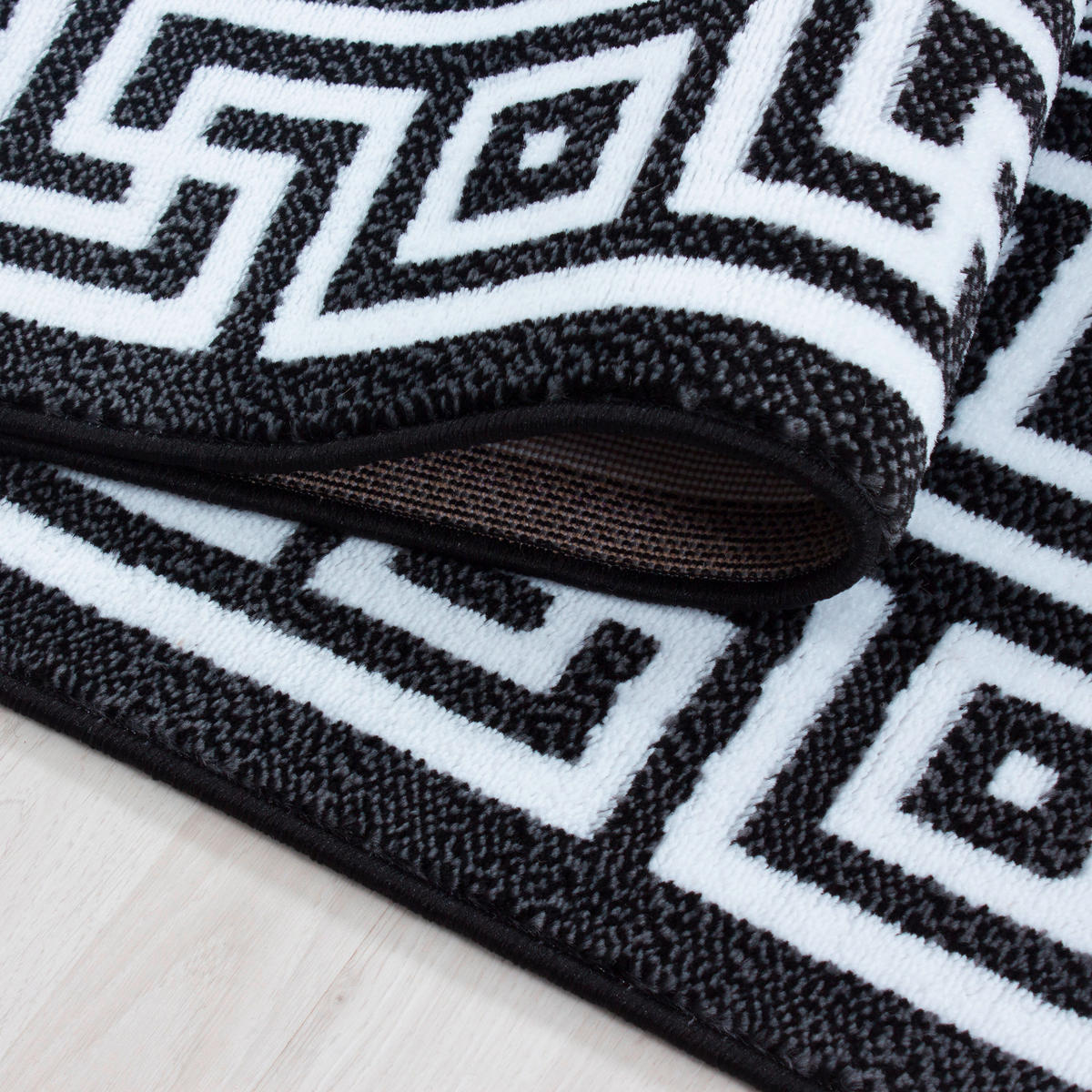 FLACHWEBETEPPICH 280/370 cm Parma Schwarz  - Schwarz, Design, Textil (280/370cm) - Novel