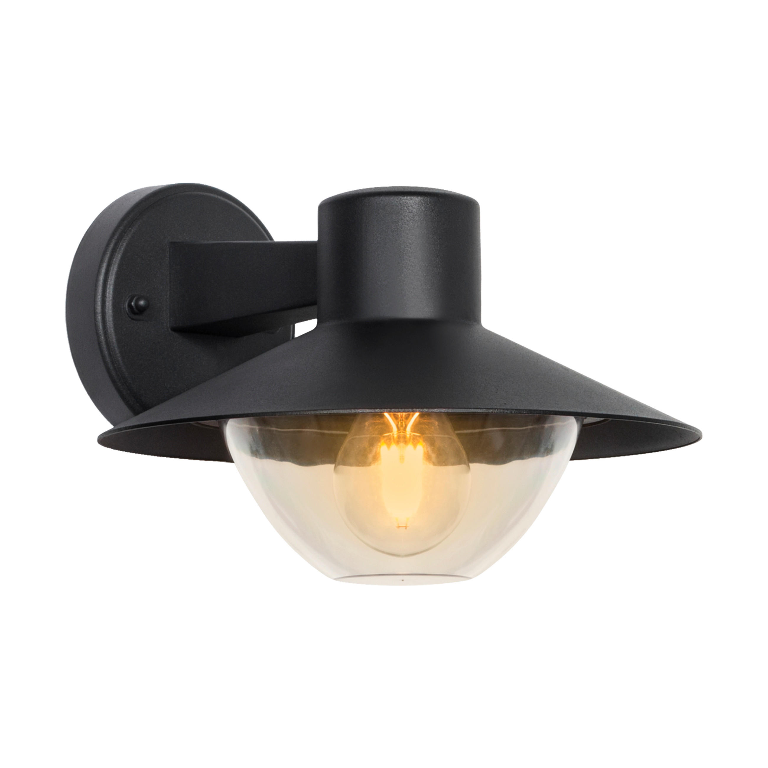 LED-AUßENLEUCHTE Cosmos 24/26/18 cm   - Schwarz, KONVENTIONELL, Metall (24/26/18cm)
