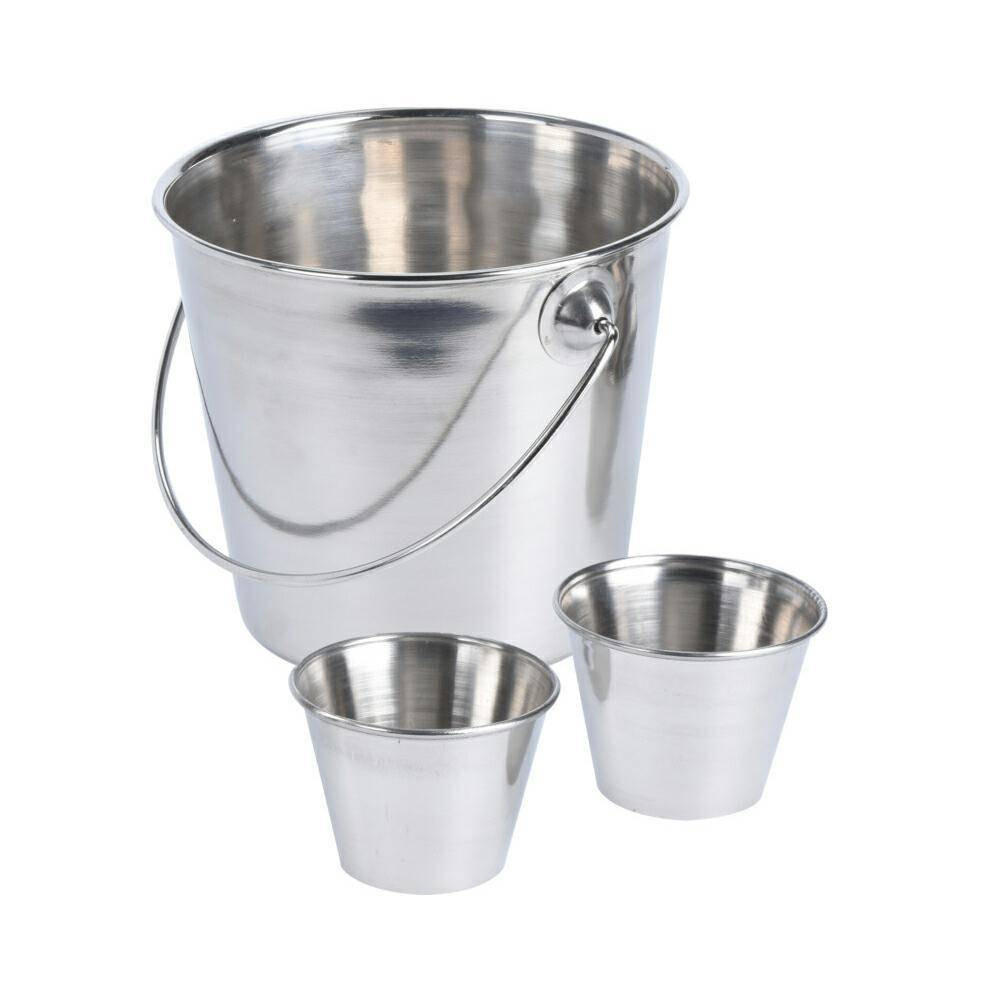 SNACKSSKÅL SET 3 delar     - silver, Basics, metall (11/5/11/5cm)