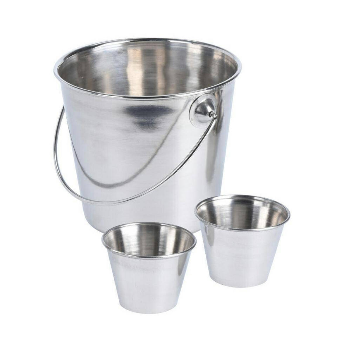 SNACKSSKÅL SET 3 delar     - silver, Basics, metall (11/5/11/5cm)