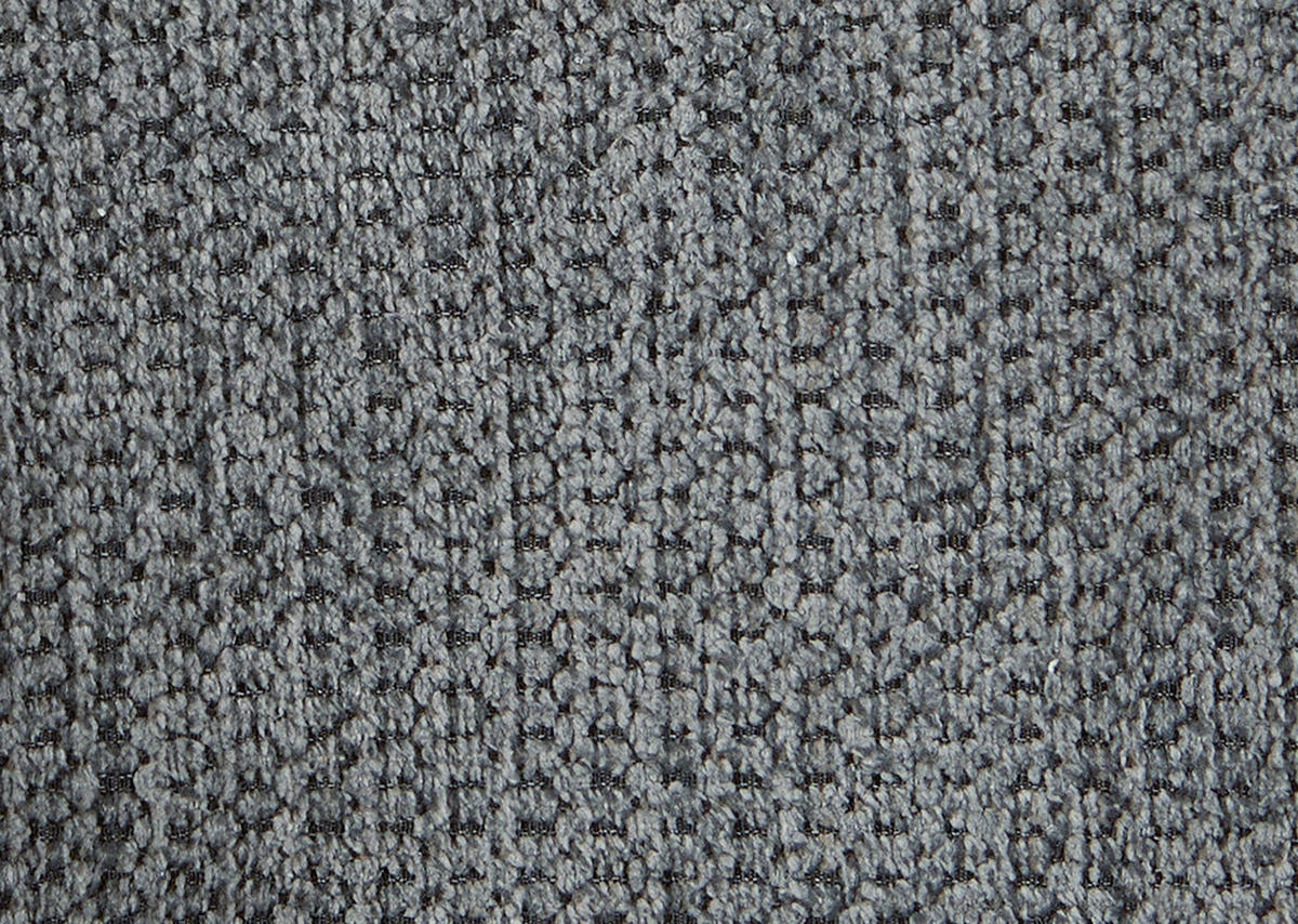 WOHNLANDSCHAFT Flachgewebe Dunkelgrau  - Dunkelgrau/Schwarz, Konventionell, Textil/Metall (215/333/174cm) - Beldomo System