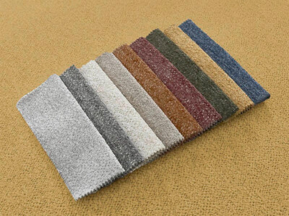 HOCKER ATILLA Flachgewebe Gelb  - Gelb/Schwarz, MODERN, Kunststoff/Textil (92/44/48cm)