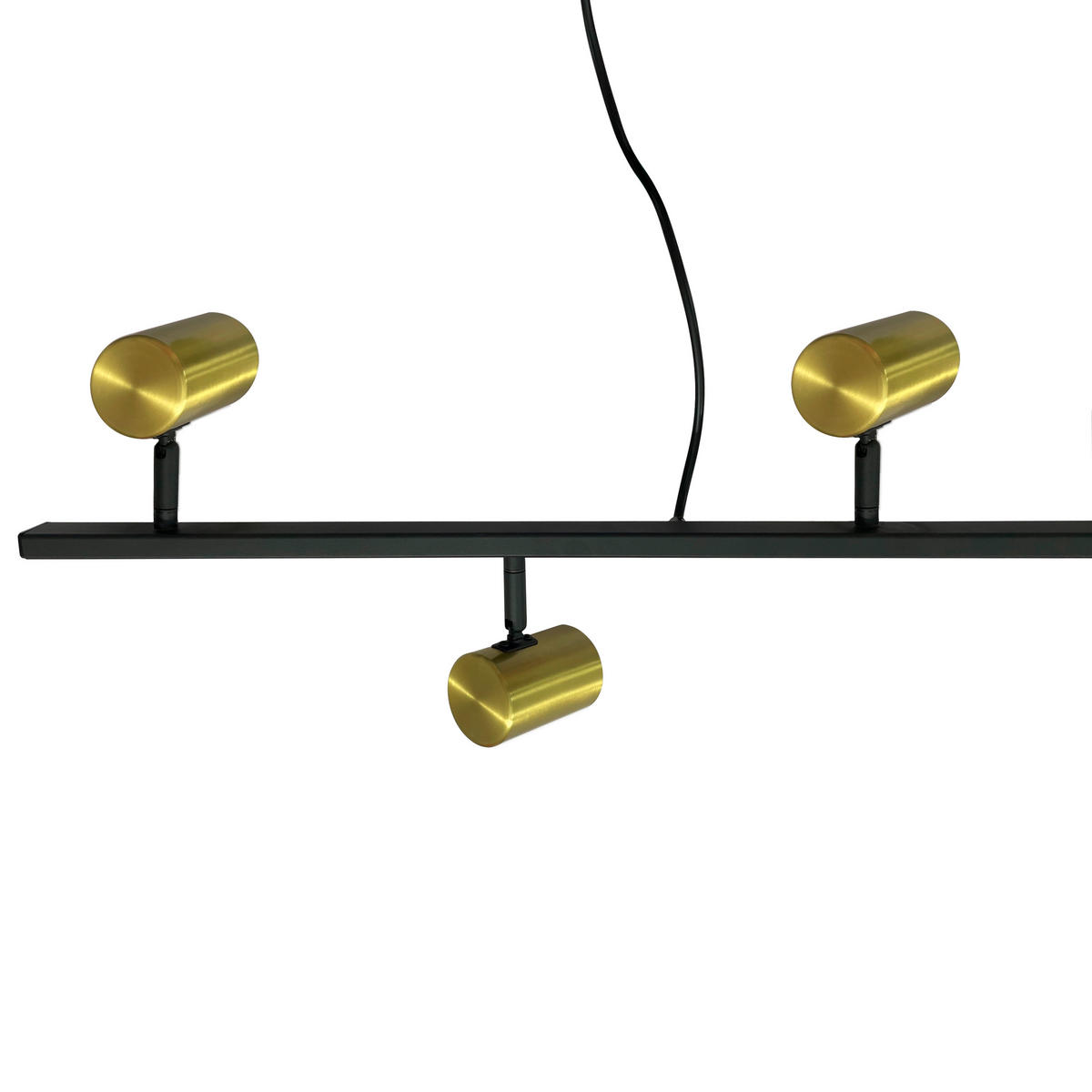 HÄNGELEUCHTE 115/45/150 cm    - Schwarz, Design, Metall (115/45/150cm)
