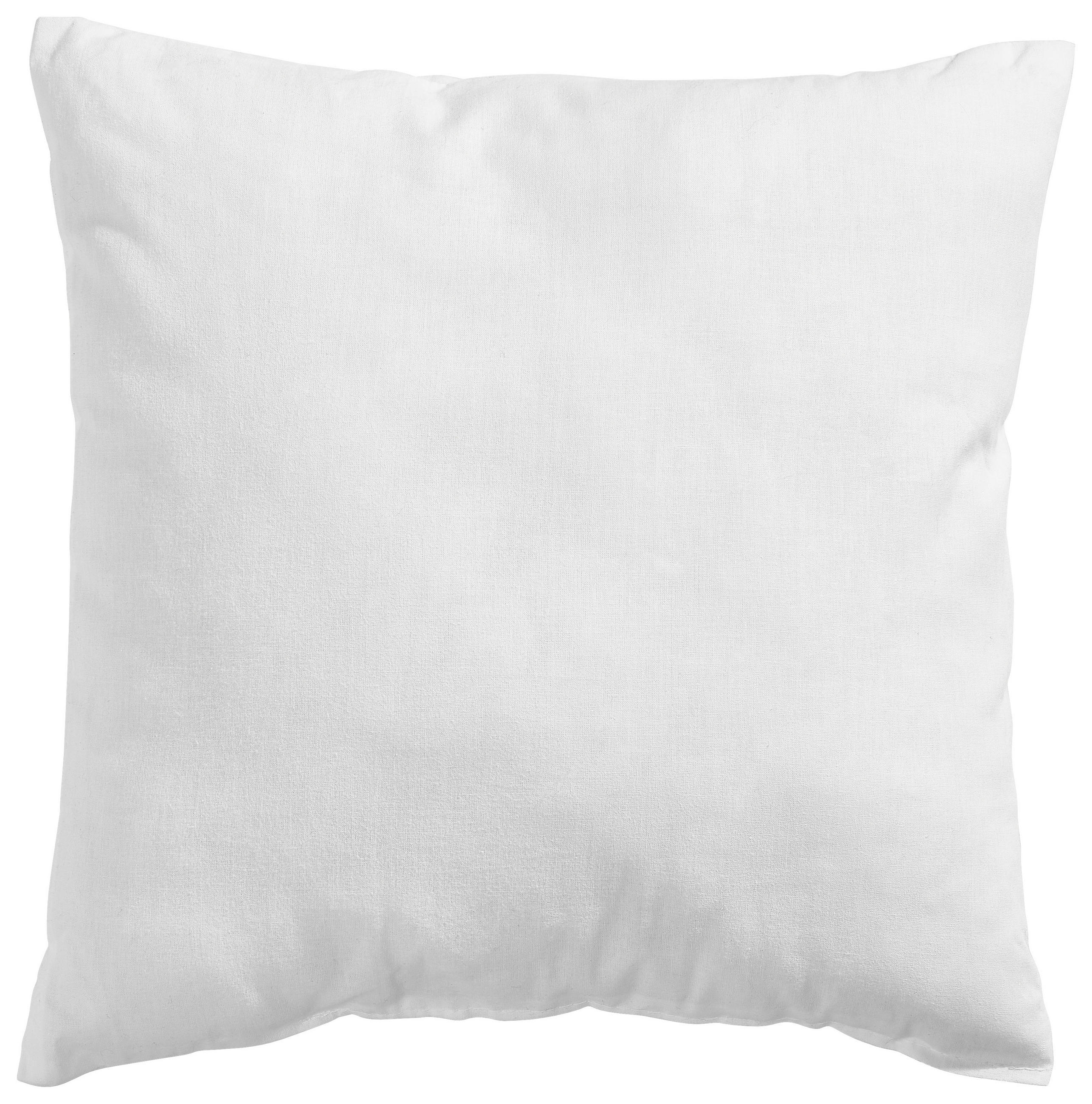 VÝPLŇOVÝ VANKÚŠ 40/40 cm - biela, Basics, textil (40/40cm) - Boxxx