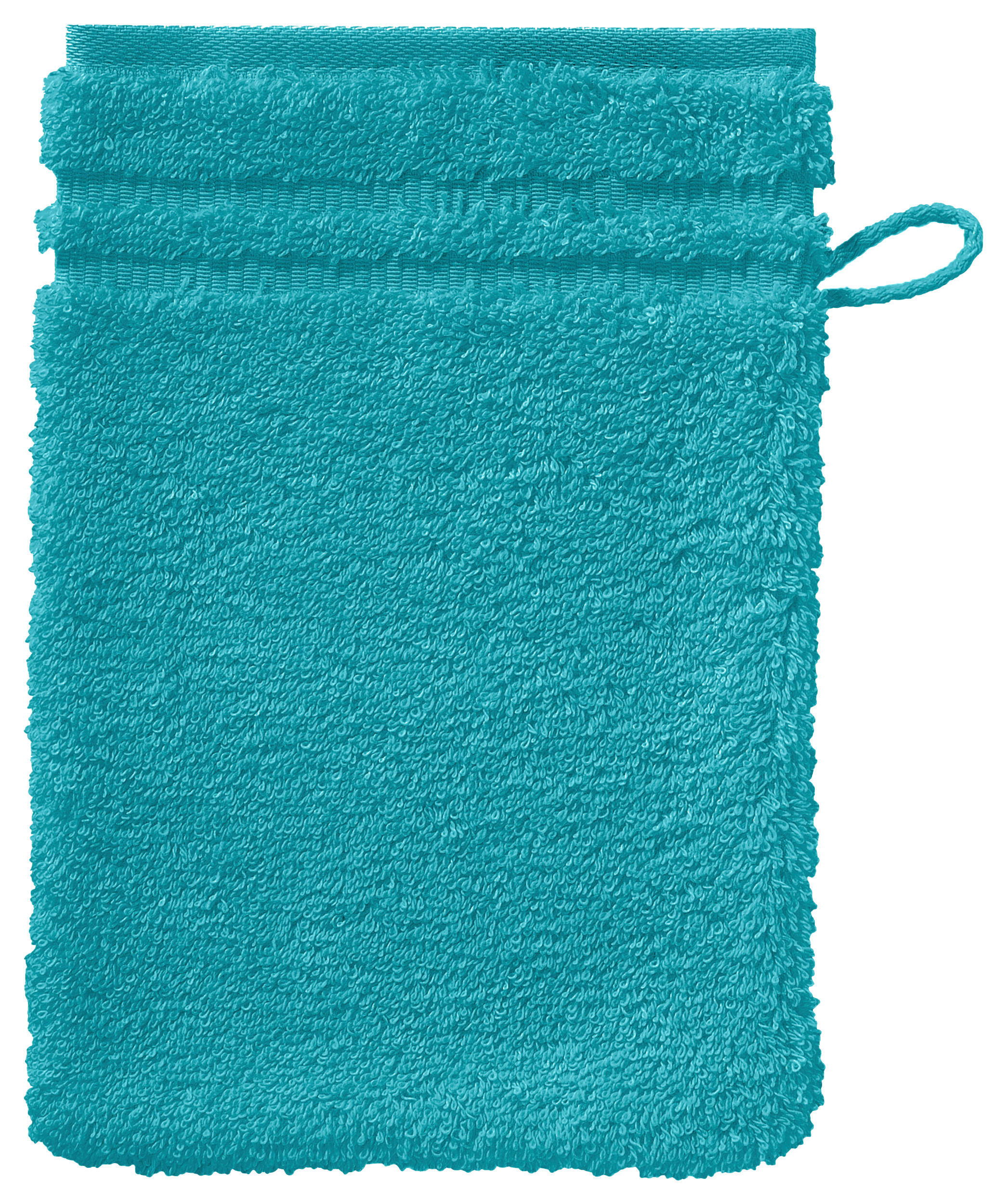 WASCHLAPPEN Vienna Style Türkis  - Türkis, Basics, Textil (22/16cm) - Vossen