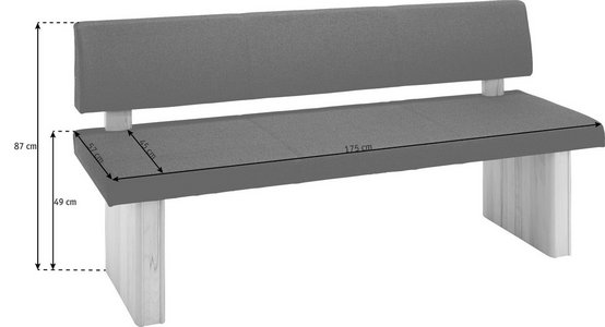 Sitzbank 175 87 57 Cm In Buchefarben Dunkelbraun Online Kaufen Xxxlutz