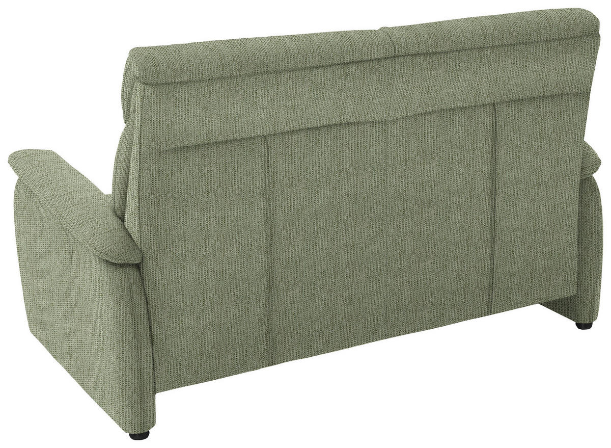 2,5-SITZER in Flachgewebe Olivgrün  - Schwarz/Olivgrün, KONVENTIONELL, Textil/Metall (178/107/97cm) - Pure Home Comfort