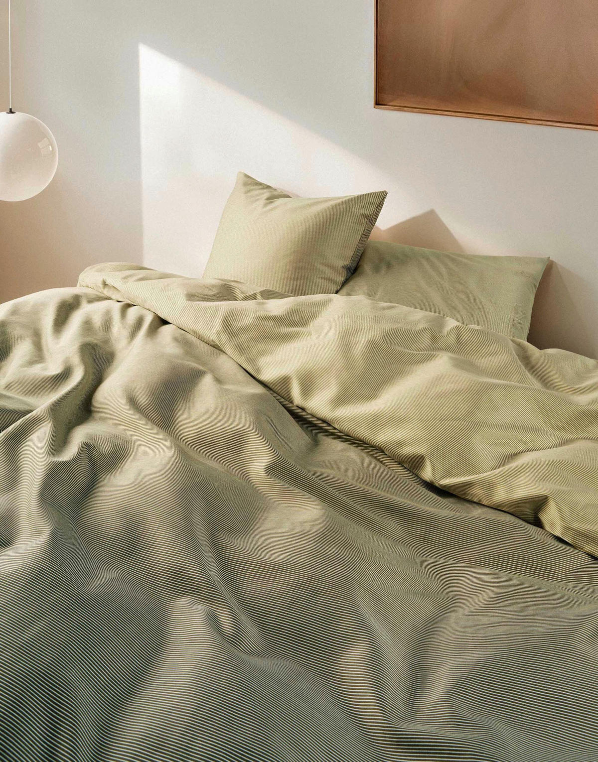 BETTWÄSCHE Jorn Satin 155/220 cm  - Grün, KONVENTIONELL, Textil (155/220cm) - Marc O'Polo