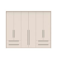 ORMAR SA KLASIČNIM VRATIMA  277/226/60 cm  - Dizajnerski, pločasti materijal (277/226/60cm)