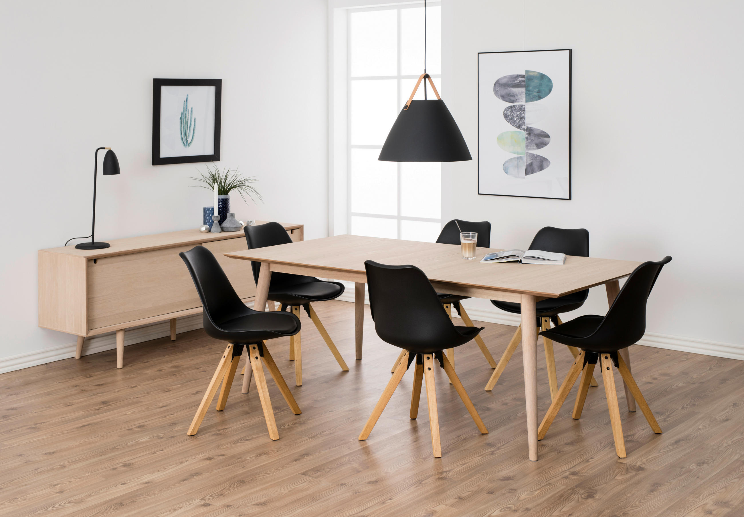 Thumbnail - Xxxl Lowboard Century, Eiche, Holzwerkstoff, Holz, Eiche, furniert, 1 Fächer, 4 Schubladen, 180x71x45 cm, Beimöbel erhäl...