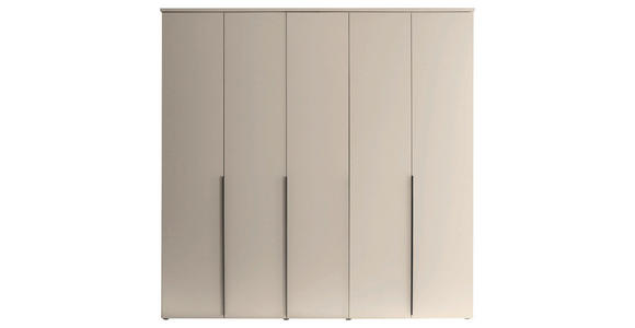 DREHTÜRENSCHRANK  in Kaschmir  - Kaschmir/Schwarz, MODERN, Holzwerkstoff/Kunststoff (225/225/52cm) - Carryhome