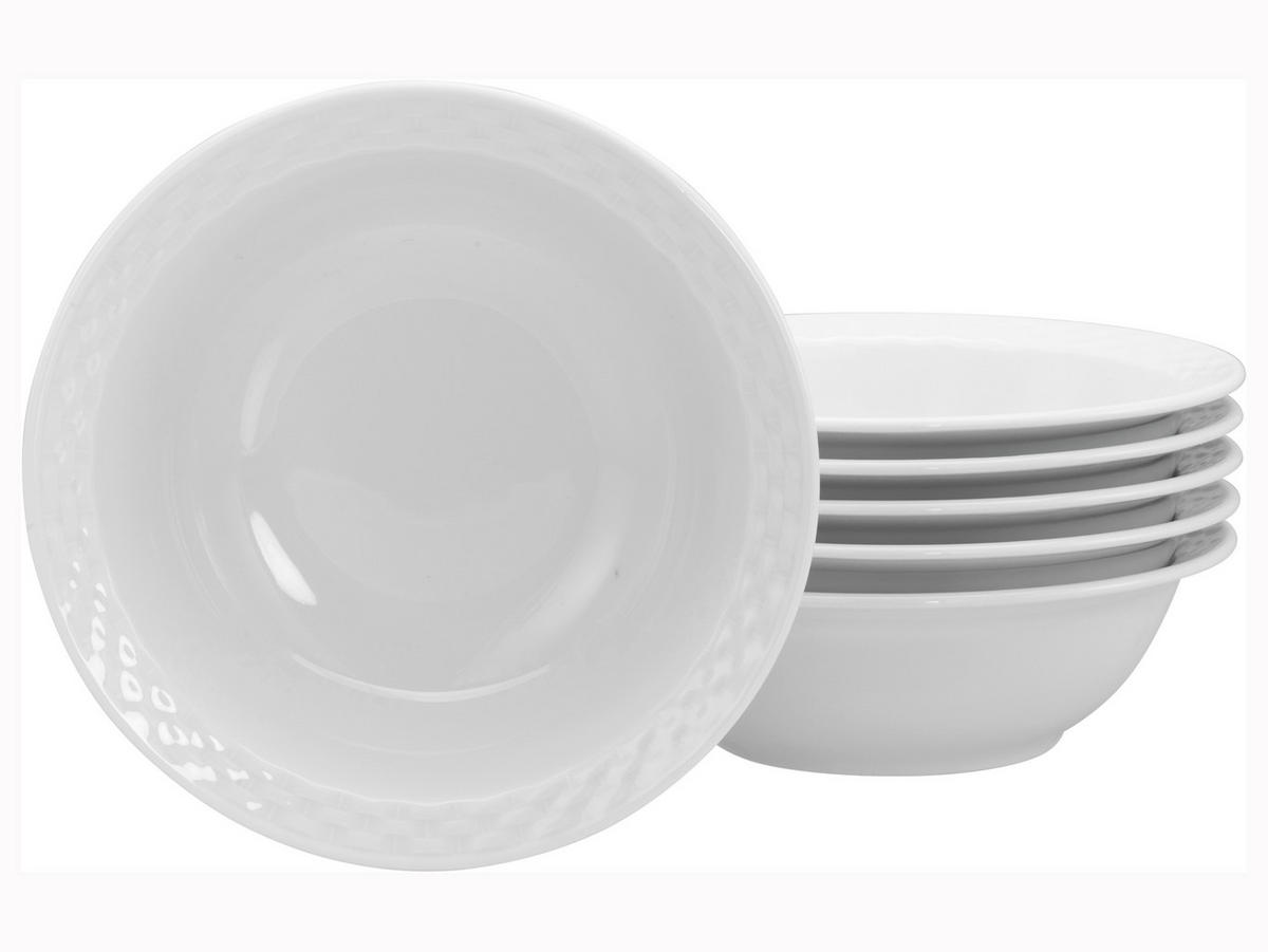 MÜSLISCHALENSET Polo weiss  - Weiß, Basics, Keramik - Creatable