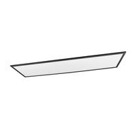 LED-DECKENLEUCHTE 34 W    30/120/3 cm  - Schwarz, Basics, Metall (30/120/3cm)