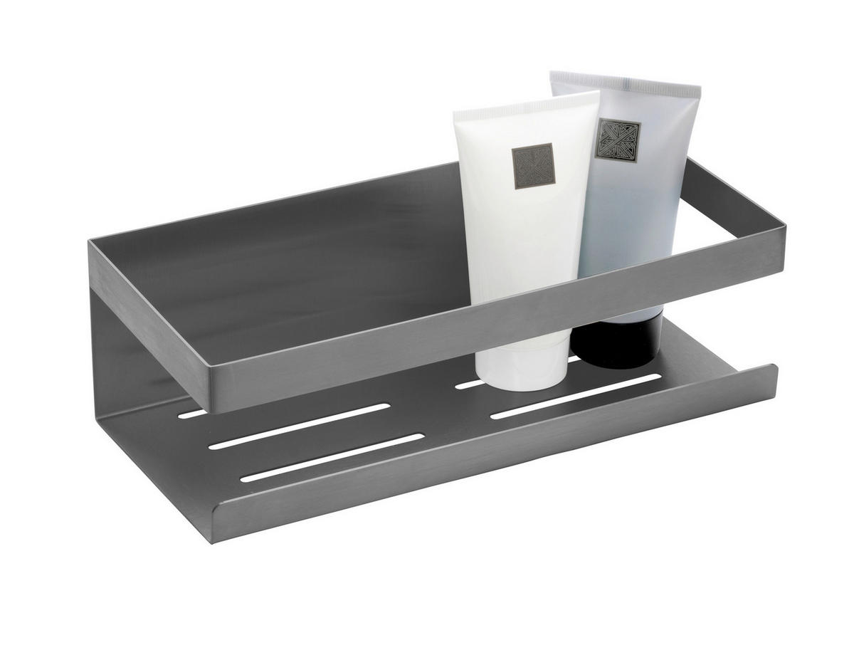 DUSCHABLAGE Metall  - Grau, KONVENTIONELL, Metall (25/8/11,5cm) - Schöner Wohnen