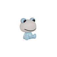 LED-TISCHLEUCHTE Hopper 19,5/16,5/24,5 cm   - Blau/Weiß, LIFESTYLE, Kunststoff (19,5/16,5/24,5cm)