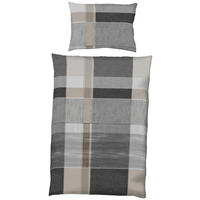 BETTWÄSCHE 2-teilig Holiday Flanell 140/200 cm  - Schwarz, Basics, Textil (140/200cm) - Kaeppel