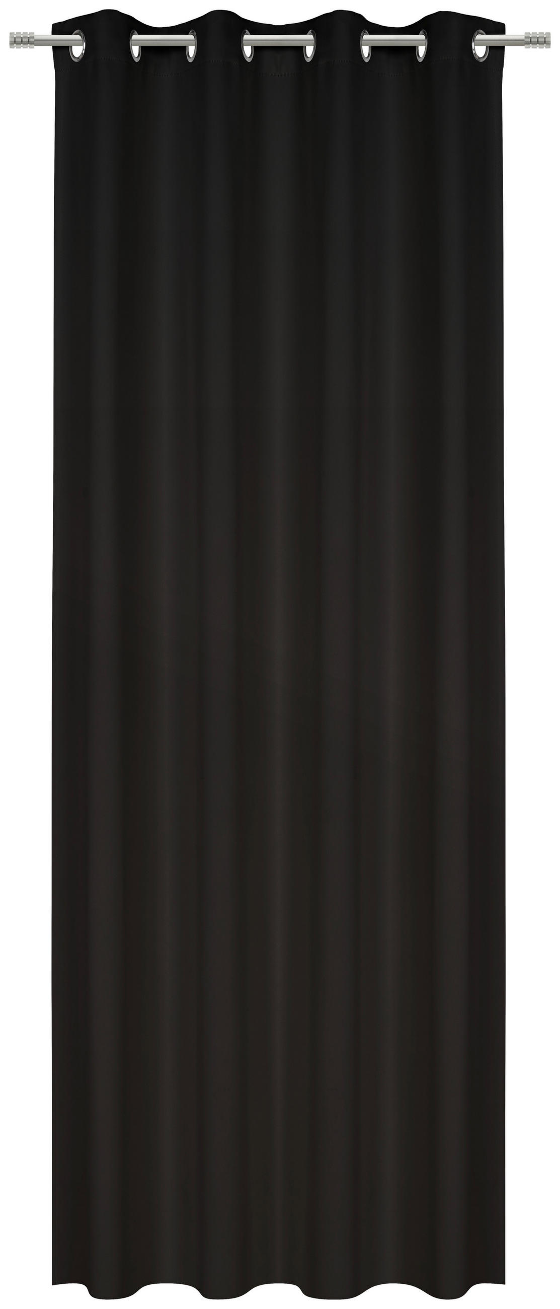 SÖTÉTÍTŐFÜGGÖNY sötétítő  - fekete, Basics, textil (140/245cm) - Esposa