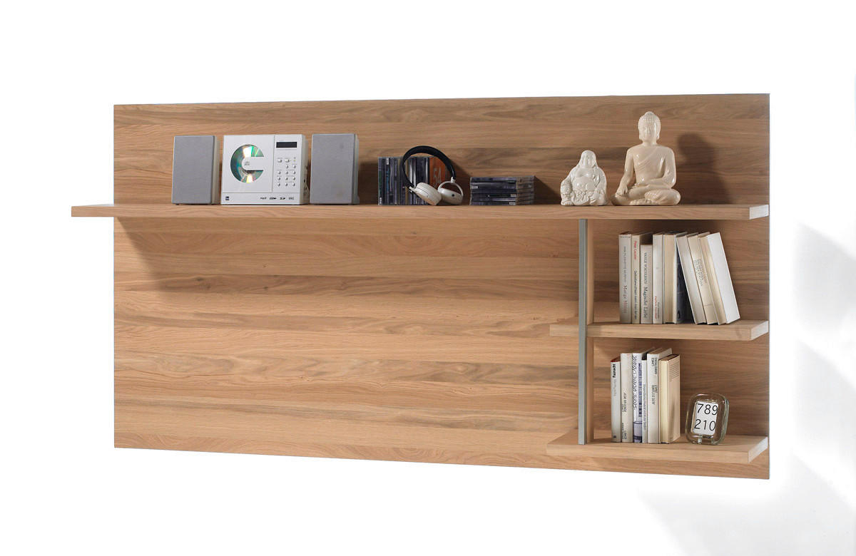 WANDBOARD in 184/96/29 cm Eichefarben  - Eichefarben, Konventionell, Holz/Metall (184/96/29cm) - MID.YOU