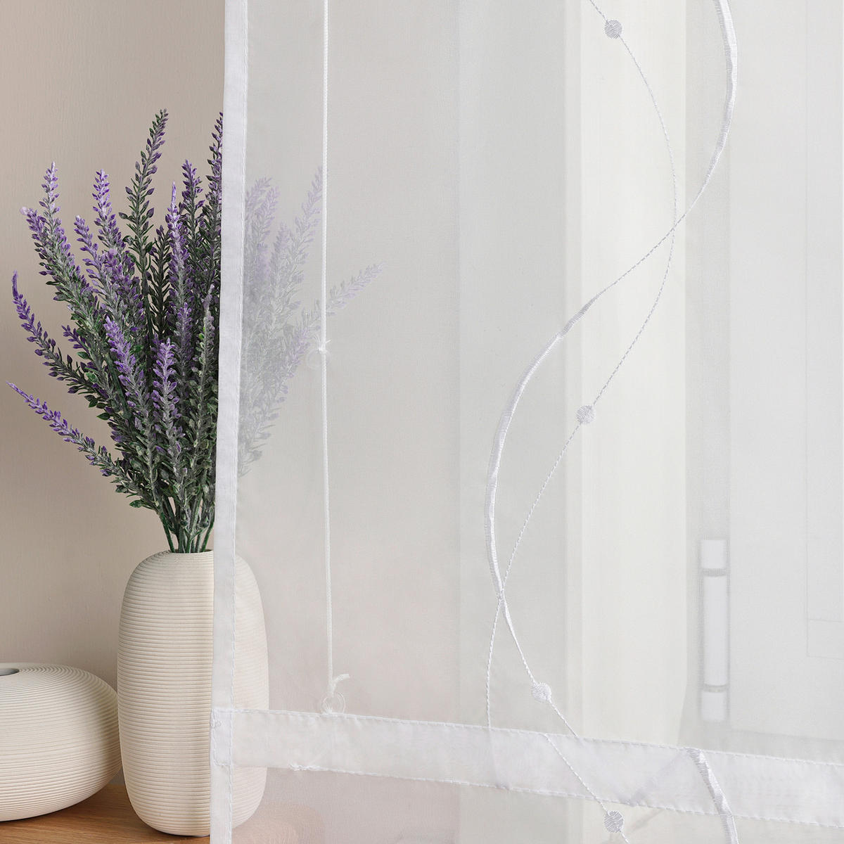 FALTROLLO  transparent  60/140 cm    - Weiß Hochglanz, Basics, Textil (60/140cm)