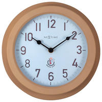 WANDUHR 22/22/5,5 cm   - Braun, Basics, Metall (22/22/5,5cm)