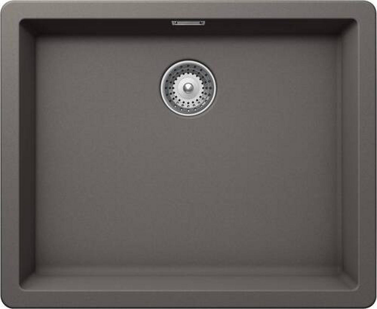 SPÜLE GREN100LUSIL  - Grau, Basics, Stein (55,6/45,6cm) - Schock