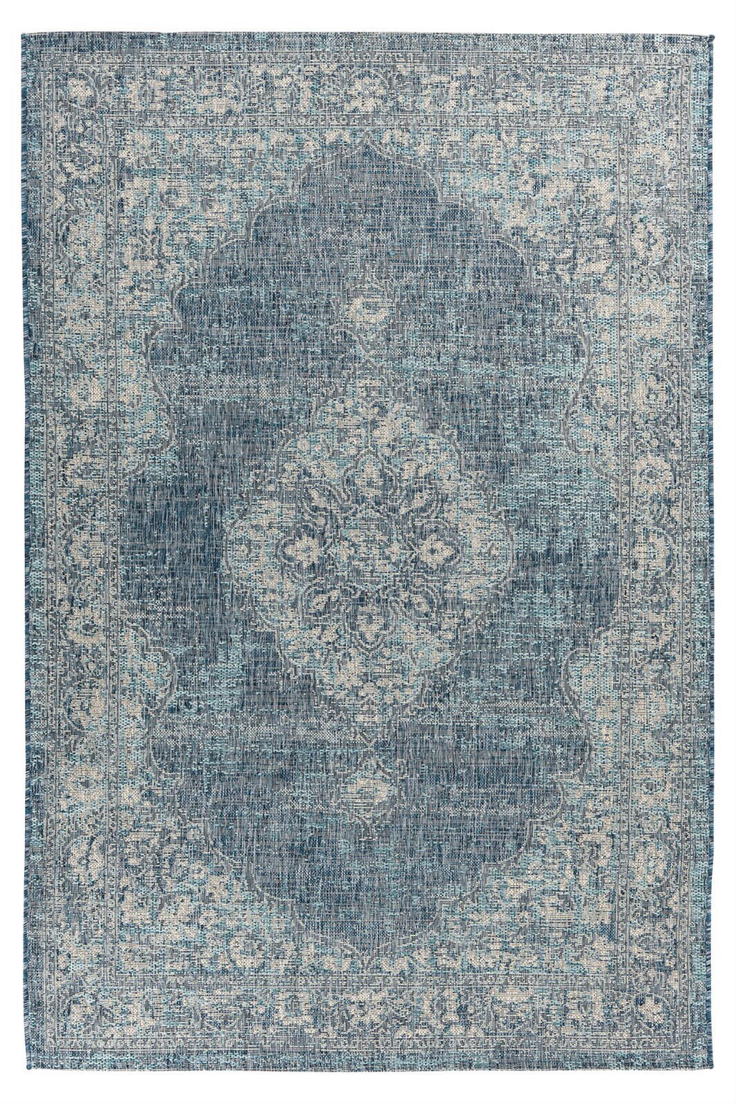 FLACHWEBETEPPICH 160/230 cm Blau  - Blau, Basics, Textil (160/230cm) - Kayoom