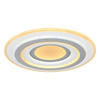 LED-DECKENLEUCHTE 50/7 cm   - Anthrazit/Weiß, Design, Kunststoff/Metall (50/7cm) - Globo