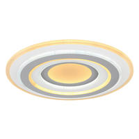 LED-DECKENLEUCHTE 46 W  50/7 cm    - Weiss/Anthrazit, Design, Kunststoff/Metall (50/7cm) - Globo