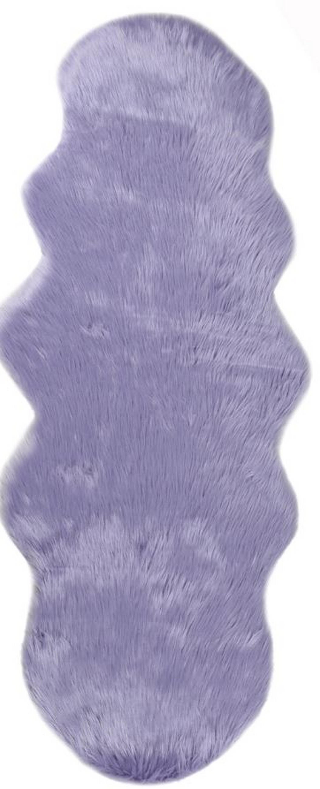 KUNSTFELL 60/180 cm Emily Lila  - Lila, Basics, Textil/Fell (60/180cm) - Ambia Home