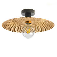 DECKENLEUCHTE  38/20 cm    - Goldfarben/Schwarz, Design, Metall (38/20cm)