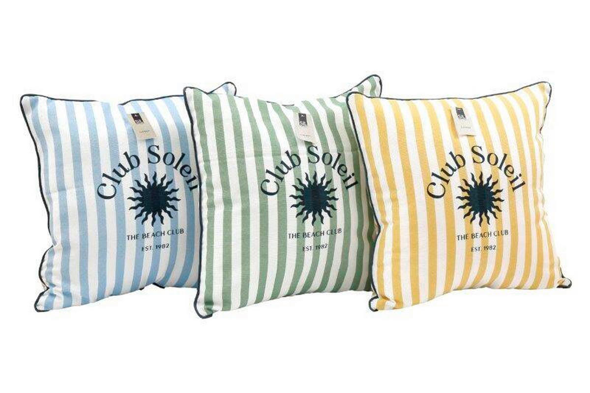 DEKORAČNÍ POLŠTÁŘ  - zelená/pískové barvy, Basics, textil (45/45/10cm)