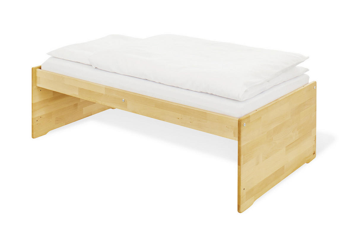 GITTERBETT Pinolino Natura 140/70 cm  - Buchefarben, Natur, Holz (140/70cm) - Pinolino