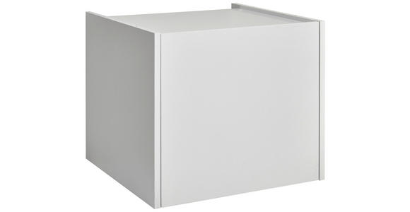 AUFSATZSCHRANK 67,5/58,2/67,5 cm - Weiß, Basics, Holzwerkstoff (67,5/58,2/67,5cm) - Xora