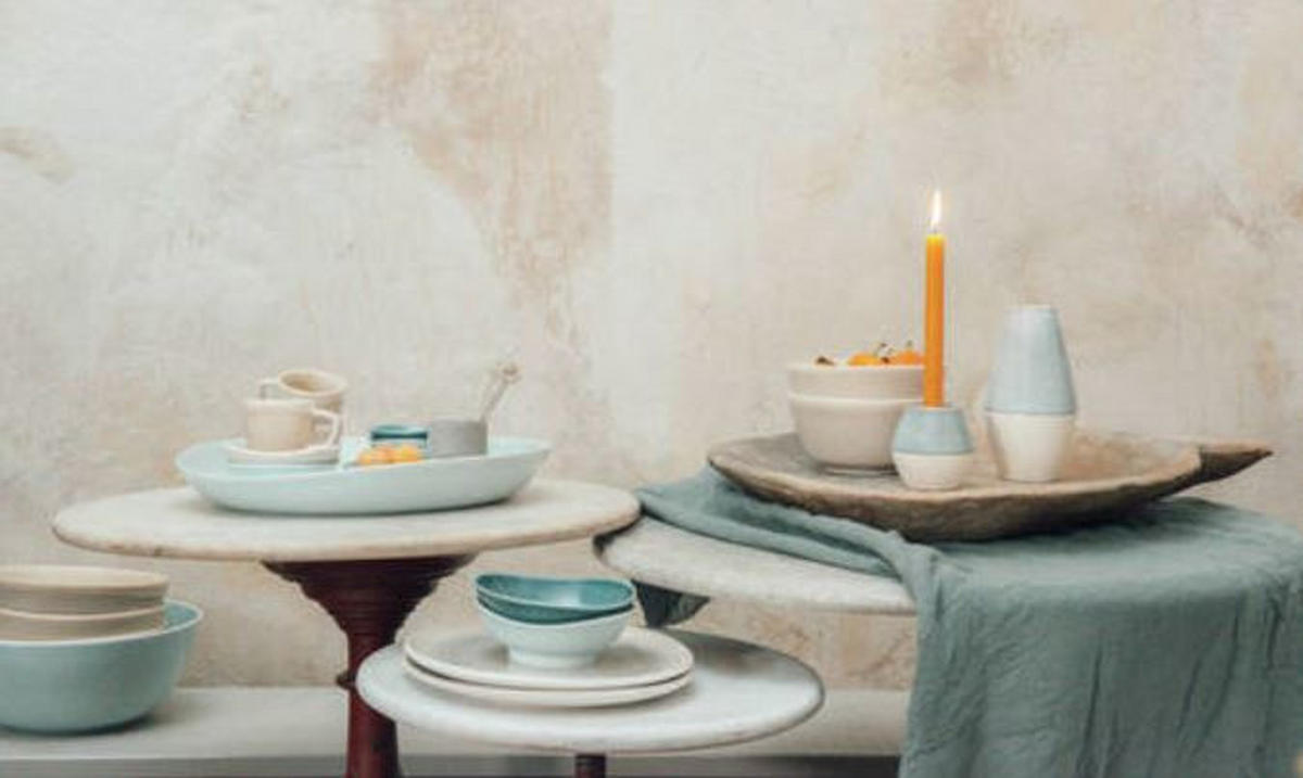 TELLER Beige Junto Dune  - Beige, LIFESTYLE, Keramik (33,3/32/5,4cm) - Rosenthal